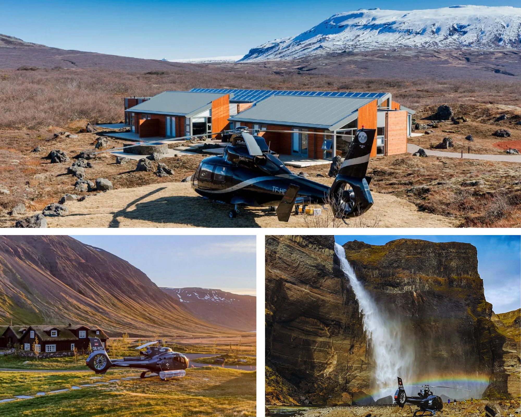 Catch a waterfall and a rainbow, a heli tour that turns epic scenery into a luxury experience above the clouds.